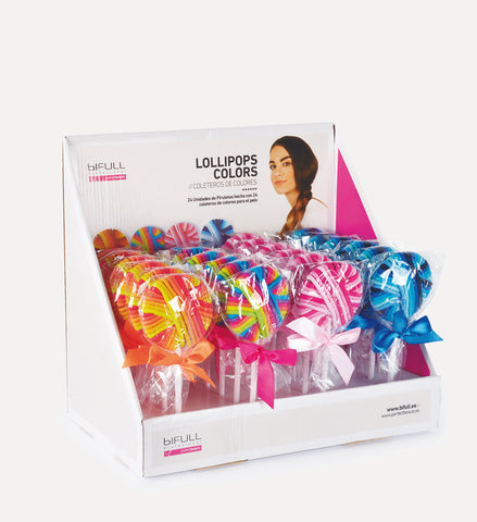 Lollipops Hair Bobbins, 24 Pack