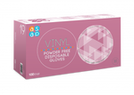 ASAP Vinyl PF Disposable Gloves - Clear, Medium