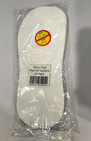 Disposable Sticky Feet Peel Off Stickers
