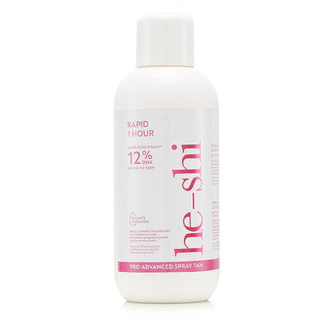 He-Shi Rapid 1 Hour Medium to Dark Tan 1 Litre