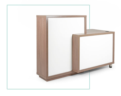 Madagascar Reception Desk - White