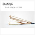 Spin Loops 2 in 1 Curved Hair Straigthener