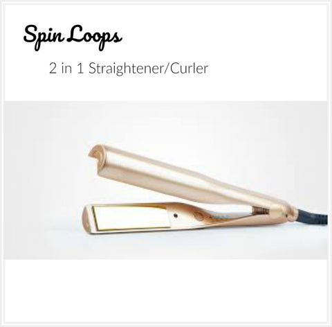 Spin Loops 2 in 1 Curved Hair Straigthener