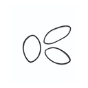 Sibel Elastic Hair Ties 19mm - 500pk