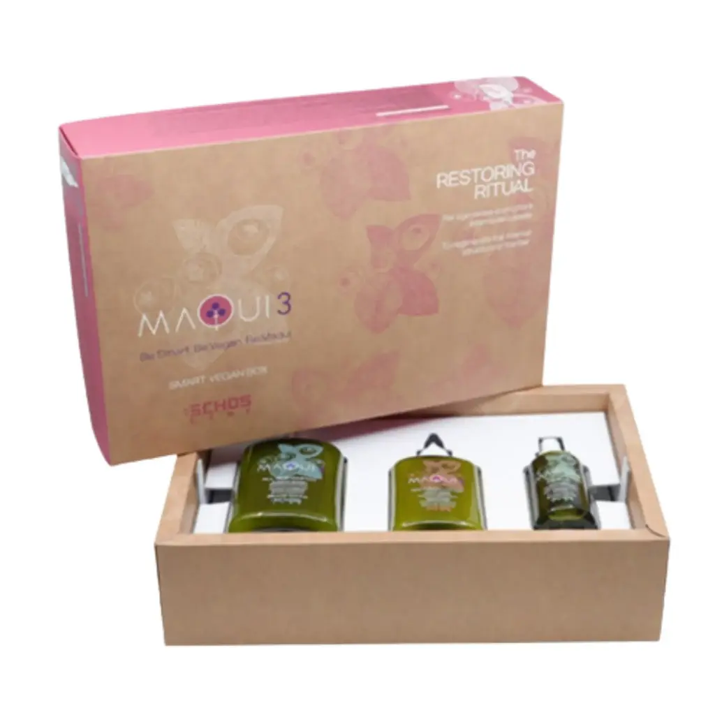 Echosline Maqui 3 Restoring Vegan Box with Shampoo, Lotion and Oil