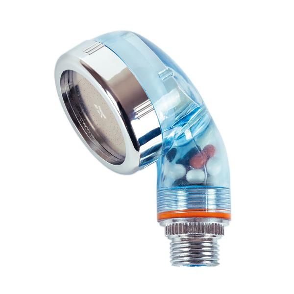 Bifull Ionic Shower Head Transparent Blu 