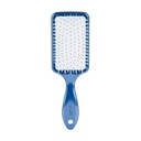 Racket Chrome Blue Paddle Brush 