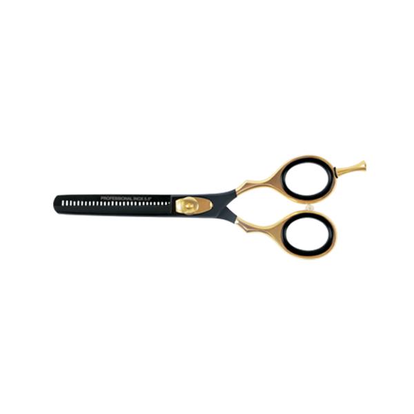 Bifull Scissor Sculpt, Black & Gold Thinning Scissor, 5,5â€ 