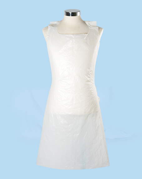 Disposable White Apron, 100 pk 