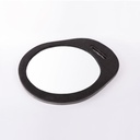 Black Unbreakable Mirror With Handle 