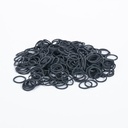 Black 15mm Elastics 300pk 
