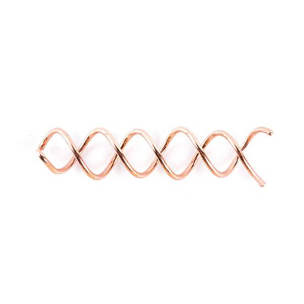 Bifull Coiled Pin Bronze 6 Cm 