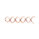 Bifull Coiled Pin Bronze 6 Cm 
