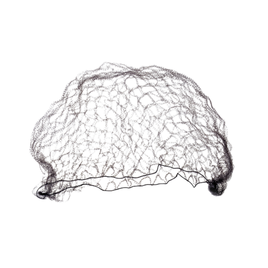 Invisible Nylon Hair net 2-pk Black