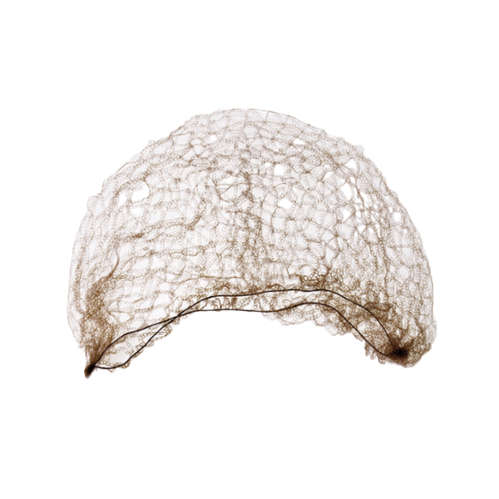 Invisible Nylon Hair net 2-pk Brown