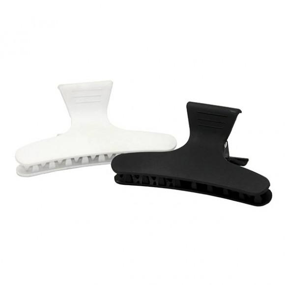 Black & White Butterfly Hair Clips 