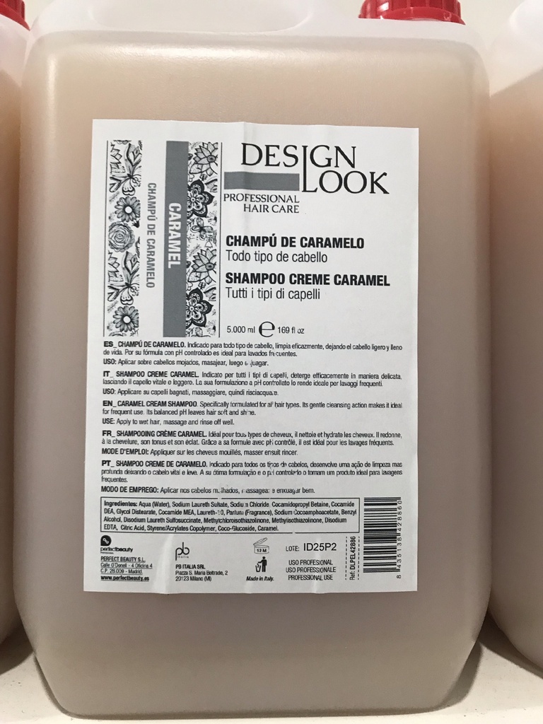 Design Look Caramel Shampoo 5ltr all Hair