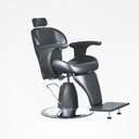 Black Reclining Barber Chair - Evon 