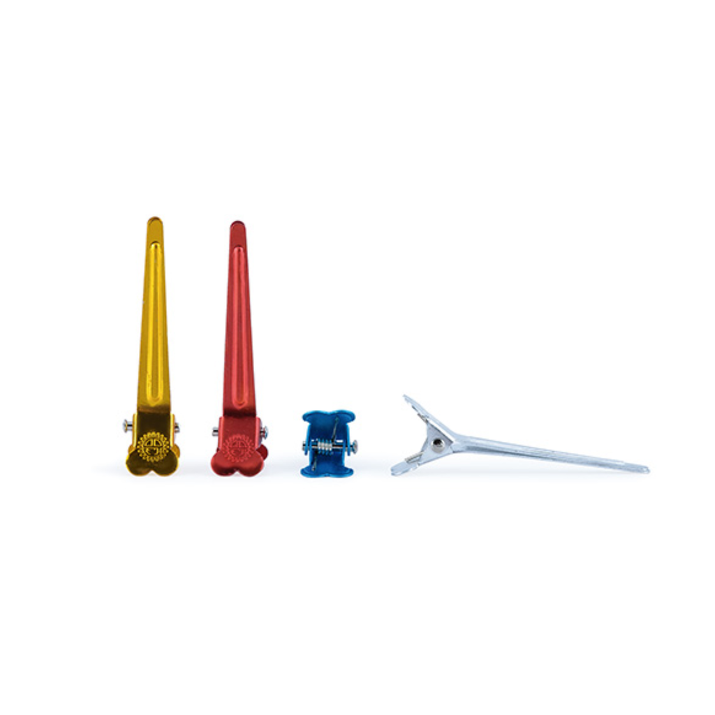 Coloured Aluminium Small Section Clips Pk 50