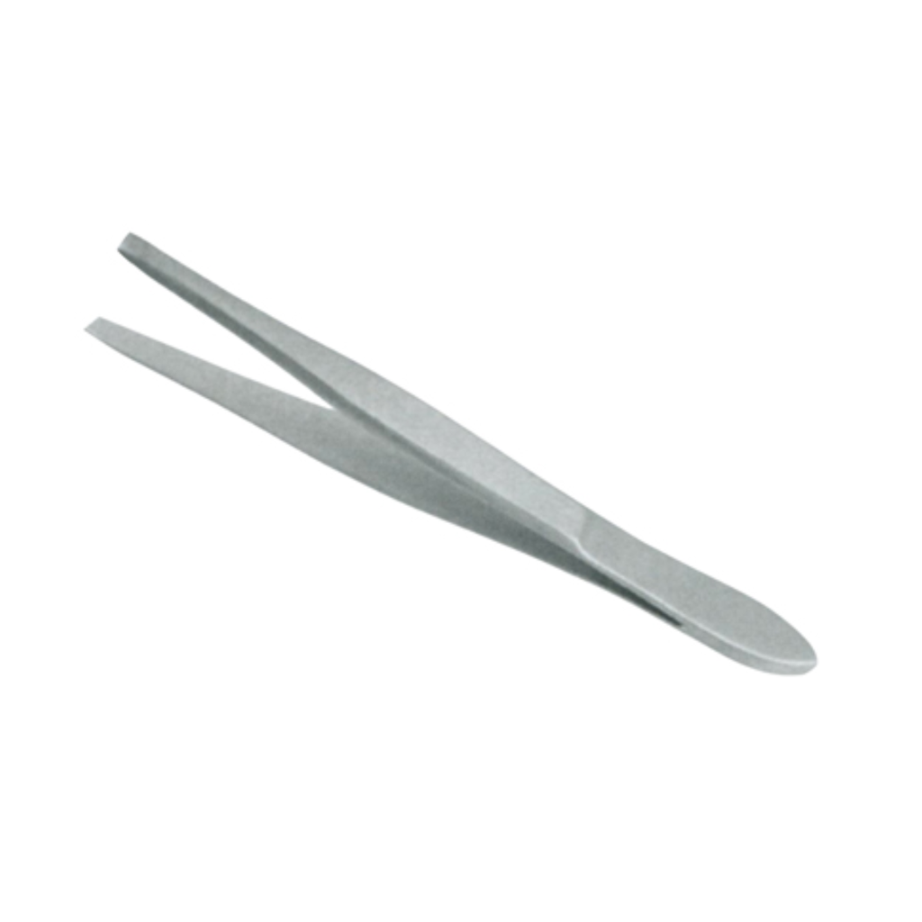 Basic tweezer with straight point 8.5cm