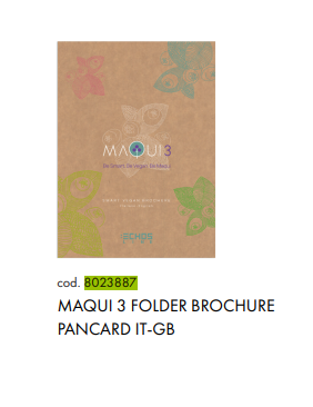 Maqui 3 Folder Brochure