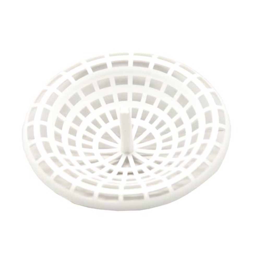 White plastic Sink Strainer 4-pk