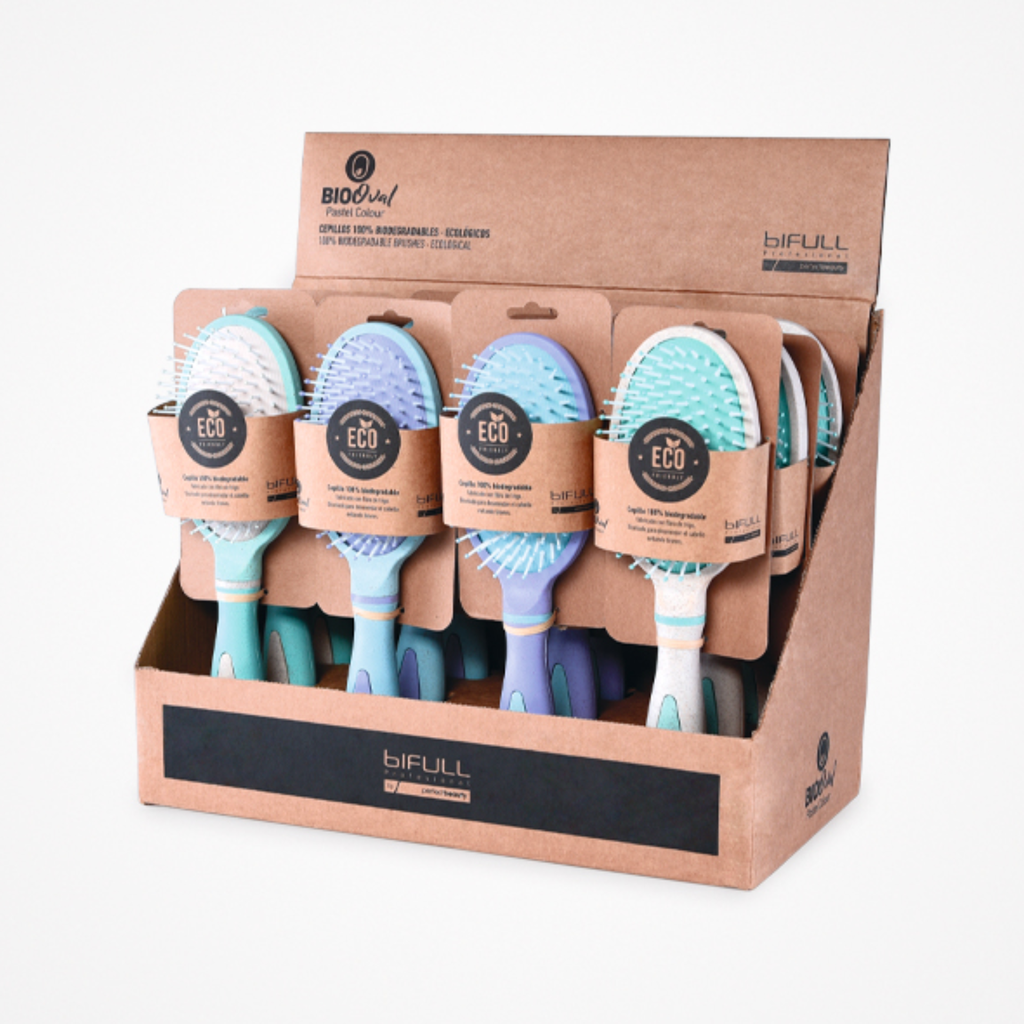 Ecological Oval Pastel Brushes - 12 Pack