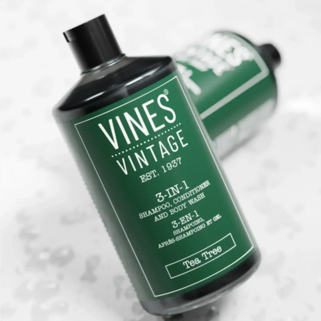 Vines Vintage 3 in 1 Shampoo, Conditioner & Body Wash 500ml