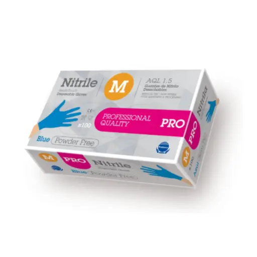 [0505] ASAP Pro Blue Nitrile Gloves - Medium