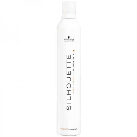 [1418221] Schwarzkopf Silhouette Flexible Hold Mousse, 500ml (White)