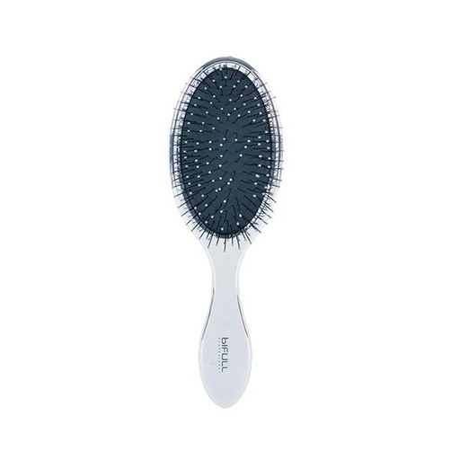 [BFCEP42227] Bifull Oval Chrome Brush Silver 