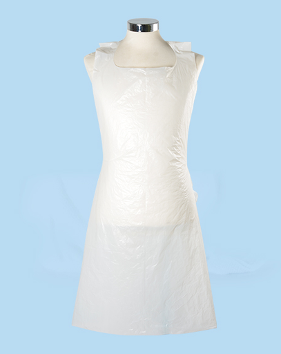 [BFDES64138] Disposable White Apron, 100 pk 