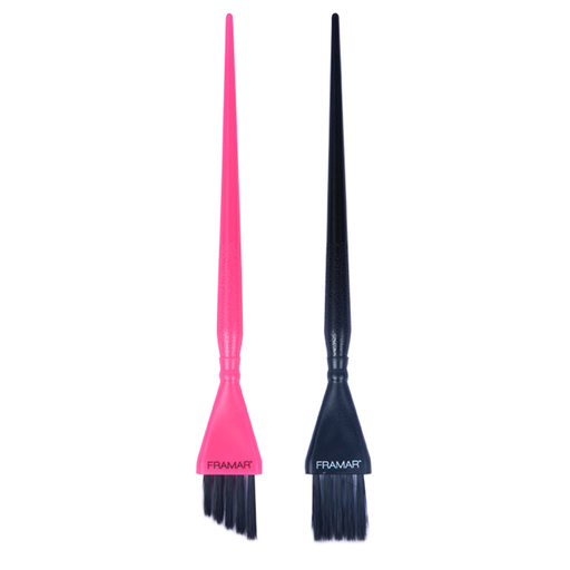 [BFFRA91013] Framar Balayage Tint Brush, 2pk Pink/Black