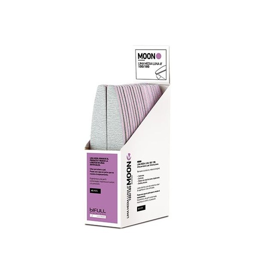 [BFMAN42633] Bifull Half Moon Nail File 100/180 Single