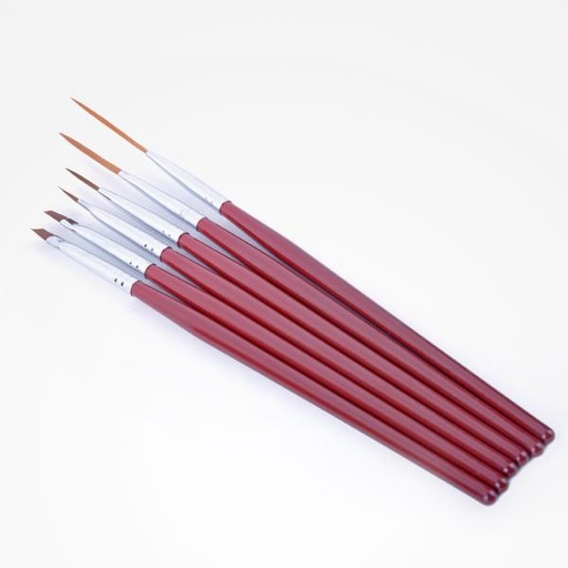 [BFMAN43096] Bifull Nail Decoration Brushes 6pk 