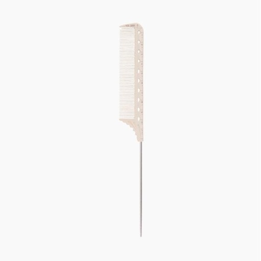 [BFPEI43946] Measure Line Comb Pin Tail 12cm Cream