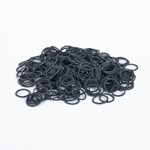 [BFUTI42307] Black 15mm Elastics 300pk 