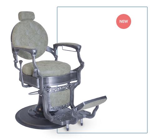 [SP09VE] Olimpo Barber Chair - Green