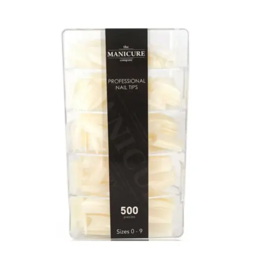 [TIPBOXWELL] The Manicure Co. Nail Tip Box with Well 500 pcs