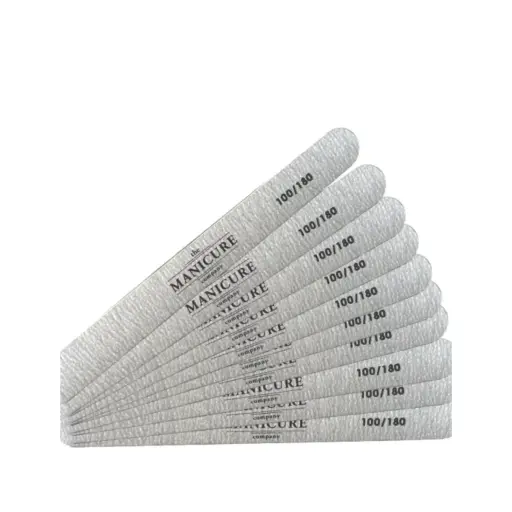 [ACFOAMFILE-5] The Manicure Co. Foam File - 100/180 Grit - 5 Pack