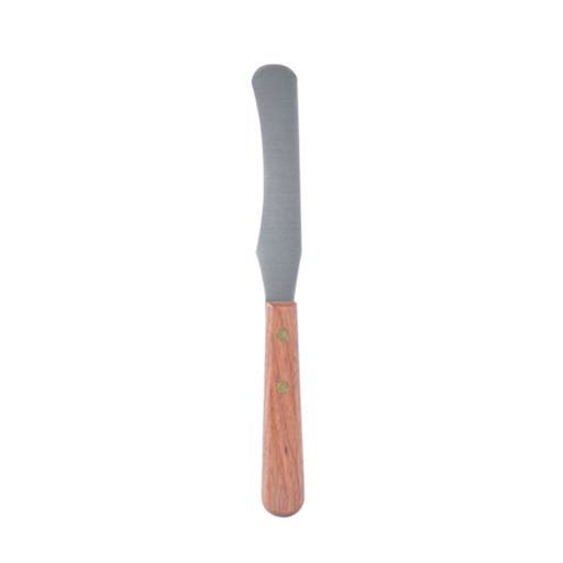 [BFEST43565] Wax Spatula Wood Handle, Stainless Steel