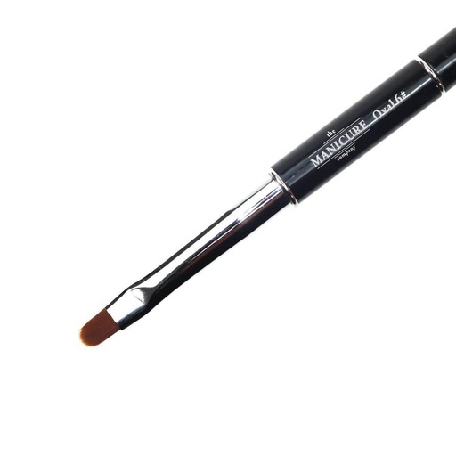 [ACBRUSH6] The Manicure Company Oval Gel Nail Brush #6