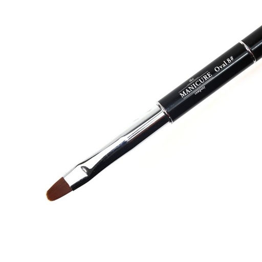 [ACBRUSH8] The Manicure Company Oval Gel Nail Brush #8