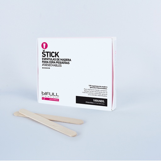 [BFEST42038] Small Wooden Wax Spatula - 100 pack