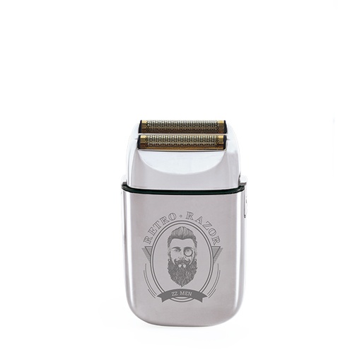 [ZZMAQ44728] Silver Retro Razor