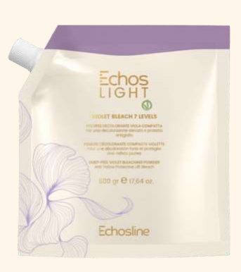 [1024591] Echoslight Violet Dust-Free Bleaching Powder 500g