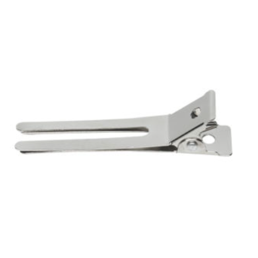 [9340237] Sibel Silver Double Prong Curl Clips - 100 pack